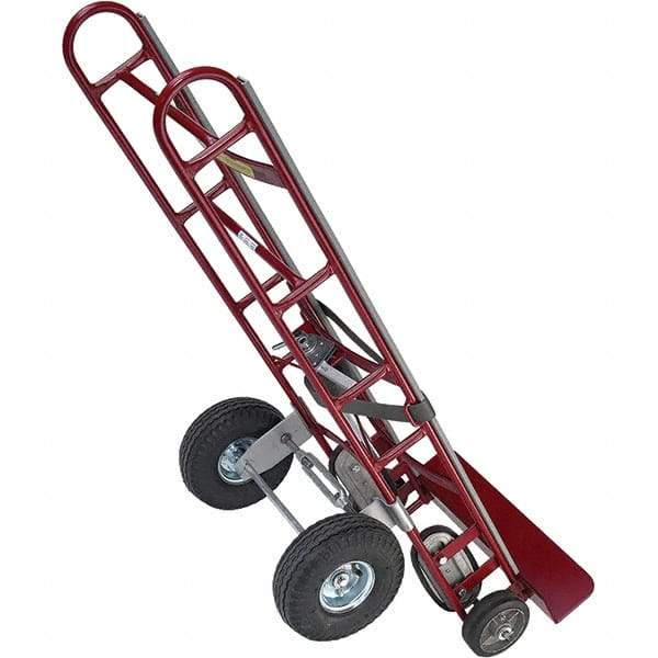 Wesco Industrial Products - 10" Wheel Diam Hand Truck 4 Wheel Convertible Kit - For Use with Wesco Steel Service Carts - Americas Industrial Supply