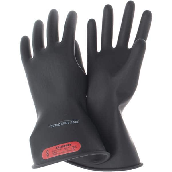 Salisbury by Honeywell - Class 0, Size M (8), 11" Long, Rubber Lineman's Glove - Americas Industrial Supply