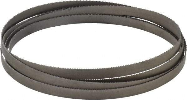 Irwin Blades - 14 TPI, 10' 5" Long x 1/2" Wide x 0.035" Thick, Welded Band Saw Blade - Bi-Metal, Toothed Edge, Wavy Tooth Set - Americas Industrial Supply