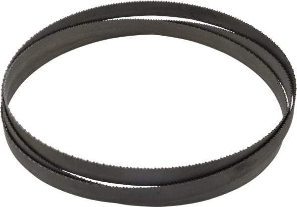 Irwin Blades - 14 TPI, 5' 4-1/2" Long x 1/2" Wide x 0.035" Thick, Welded Band Saw Blade - Bi-Metal, Toothed Edge, Wavy Tooth Set - Americas Industrial Supply