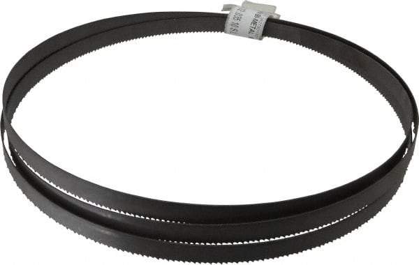 Irwin Blades - 10 TPI, 7' 5" Long x 1/2" Wide x 0.035" Thick, Welded Band Saw Blade - Bi-Metal, Toothed Edge, Raker Tooth Set - Americas Industrial Supply