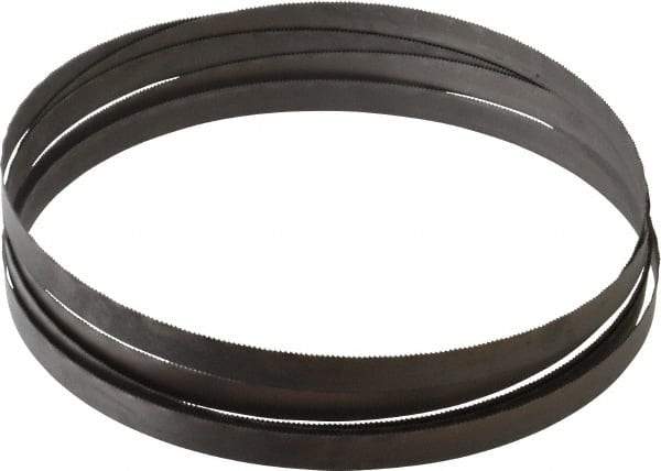 Irwin Blades - 18 TPI, 9' 11-1/2" Long x 1/2" Wide x 0.02" Thick, Welded Band Saw Blade - Bi-Metal, Toothed Edge, Wavy Tooth Set - Americas Industrial Supply