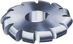 Value Collection - 11/32" Radius, 3" Diam, 12 Teeth, Arbor Connection, High Speed Steel Convex Radius Cutter - Form Relieved Relief, Bright Finish - Americas Industrial Supply