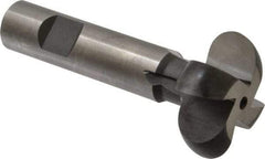 Made in USA - 3/8" Radius, 3/4" Circle Diam, 1-3/4" Cutter Diam, Shank Connection, Convex Radius Cutter - 3/4" Shank Diam, 4" OAL, High Speed Steel, Uncoated, Form Relieved, 4 Teeth, Weldon Flat - Americas Industrial Supply