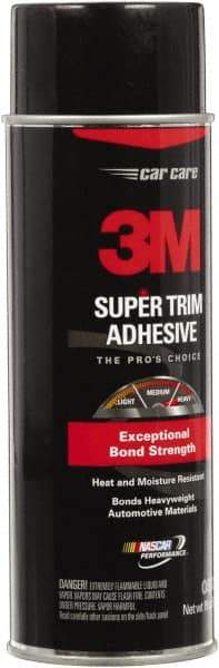 3M - 19 oz Aerosol Yellow Spray Adhesive - High Tack, 180°F Heat Resistance - Americas Industrial Supply