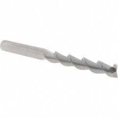 Made in USA - Roughing & Finishing Mill - Straight Shank, 48° Helix - Americas Industrial Supply