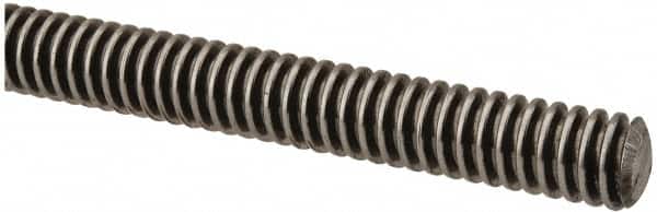 Keystone Threaded Products - 3/8-12 Acme, 3' Long, Low Carbon Steel Precision Acme Threaded Rod - Right Hand Thread, 2C Fit - Americas Industrial Supply