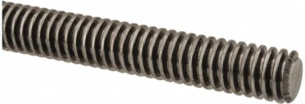 Keystone Threaded Products - 1/2-10 Acme, 3' Long, Low Carbon Steel Precision Acme Threaded Rod - Right Hand Thread, 2C Fit - Americas Industrial Supply