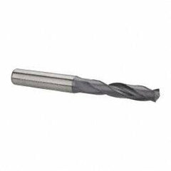 Kennametal - 8.30072mm 140° Spiral Flute Solid Carbide Screw Machine Drill Bit - Americas Industrial Supply
