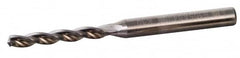 Kennametal - 0.3071" 130° Solid Carbide Jobber Drill - TiAlN Finish, Right Hand Cut, Spiral Flute, Straight Shank, 3.583" OAL, Standard Point - Americas Industrial Supply