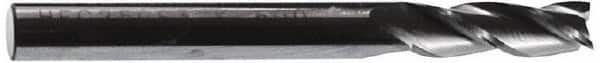 Kennametal - 1", 1-1/2" LOC, 1" Shank Diam, 4" OAL, 2 Flute, Solid Carbide Square End Mill - Single End, TiAlN Finish, Spiral Flute, 30° Helix, Centercutting, Right Hand Cut, Right Hand Flute, Series HEC - Americas Industrial Supply