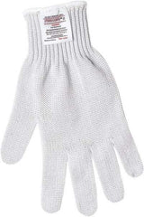 MCR Safety - Size S, ANSI Cut Lvl 5, Steelcore Cut Resistant Gloves - 9.5" Long, White, Ambidextrous - Americas Industrial Supply