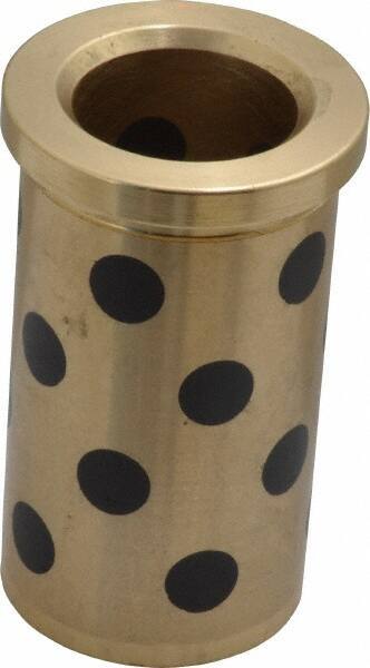 Dayton Lamina - 7/8" ID x 2-3/8" OAL, Aluminum Bronze, Die & Mold Shoulder Bushing - Shoulder, 1-1/4" Bottom OD, 1-1/4" Top OD, 1.43" Collar OD, 2-3/16" Above Collar - Americas Industrial Supply