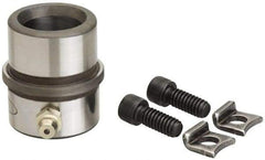 Dayton Lamina - 2-1/2" ID x 2-7/8" OAL, Steel, Die & Mold Shoulder Bushing - Short Shoulder, 3.659" Bottom OD, 3-1/4" Top OD, 3.814" Collar OD, 1" Under Collar, 1-7/8" Above Collar - Americas Industrial Supply