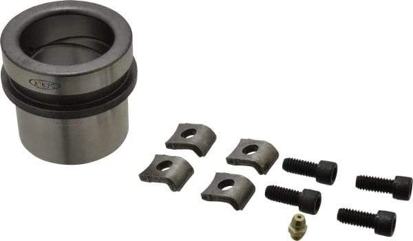 Dayton Lamina - 1-3/4" ID x 2-3/8" OAL, Steel, Die & Mold Shoulder Bushing - Short Shoulder, 2-1/2" Bottom OD, 2-1/4" Top OD, 2.658" Collar OD, 1" Under Collar, 1-3/8" Above Collar - Americas Industrial Supply