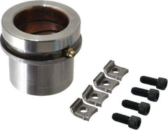 Dayton Lamina - 2" ID x 2-5/8" OAL, Steel, Bronze Plated Die & Mold Shoulder Bushing - Short Shoulder, 2.909" Bottom OD, 2-1/2" Top OD, 3.064" Collar OD, 1" Under Collar, 1-5/8" Above Collar - Americas Industrial Supply