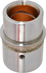 Dayton Lamina - 1-1/2" ID x 3-3/16" OAL, Steel, Bronze Plated Die & Mold Shoulder Bushing - Shoulder, 2.19" Bottom OD, 2" Top OD, 2.345" Collar OD, 2" Under Collar, 1-3/16" Above Collar - Americas Industrial Supply