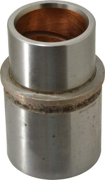 Dayton Lamina - 2" ID x 4-5/8" OAL, Steel, Bronze Plated Die & Mold Shoulder Bushing - Extra Long Shoulder, 2.909" Bottom OD, 2-1/2" Top OD, 3.064" Collar OD, 3" Under Collar, 1-5/8" Above Collar - Americas Industrial Supply