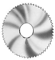 Made in USA - 2-3/4" Diam x 0.032" Blade Thickness x 3/4" Arbor Hole Diam, 72 Tooth Slitting and Slotting Saw - Arbor Connection, Solid Carbide, Concave Ground - Americas Industrial Supply