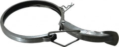 Made in USA - 4" ID Galvanized Duct Clamp with PVC Seal - Americas Industrial Supply