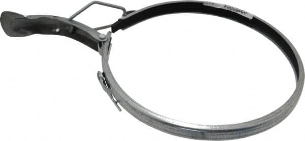 Made in USA - 6" ID Galvanized Duct Clamp with PVC Seal - Americas Industrial Supply