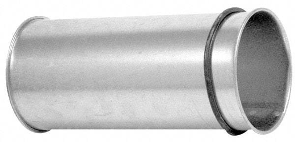 Made in USA - 5" ID Galvanized Duct Adjustable Nipple - 11" Long, 24 Gage - Americas Industrial Supply