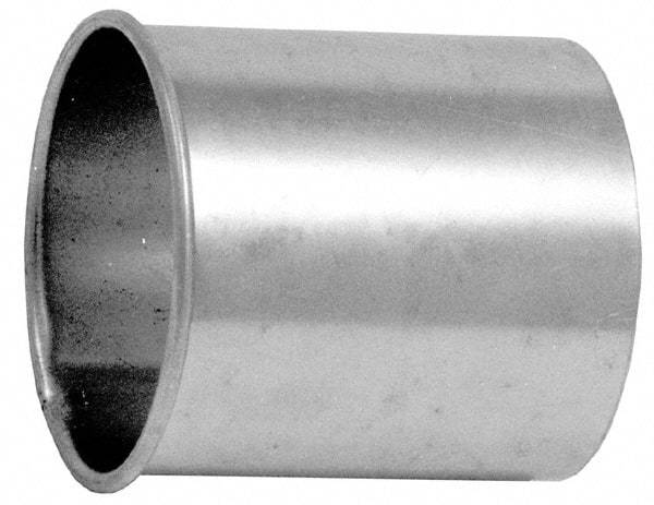 Made in USA - 6" ID Galvanized Duct Adapter - 4" Long, 22 Gage - Americas Industrial Supply