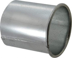 Made in USA - 4" ID Galvanized Duct Adapter - 4" Long, 22 Gage - Americas Industrial Supply