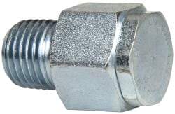 LDI Industries - 1/4 Thread, Steel, Zinc Plated, Filter Vent - 1-3/16" High, 3/4" Hex Flats Diam - Americas Industrial Supply