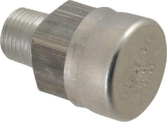 LDI Industries - 1/8 Thread, Aluminum, Protected Vent - 1-1/8" High, 9/16" Hex Flats Diam - Americas Industrial Supply