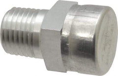 LDI Industries - 1/4 Thread, Aluminum, Protected Vent - 1-3/16" High, 3/4" Hex Flats Diam - Americas Industrial Supply