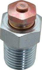 LDI Industries - 1/4-18 Thread, 1 to 5 psi Relief Pressure, Steel, Relief Vent - 1-1/8" High, 15.75mm Hex Flats Diam - Americas Industrial Supply