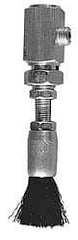 LDI Industries - 1" Width/Diam, Oil Reservoir Lubrication Brushes - 1-5/8" Bristle Length, 4-7/8" Length Under Mounting Thread, Straight Shank - Americas Industrial Supply