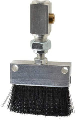 LDI Industries - 2-1/4" Long Brush, 2-1/4" Width/Diam, PTF Thread Oil Reservoir Lubrication Brushes - 1-5/32" Bristle Length, 250°F, 3" Length Under Mounting Thread, Straight Shank - Americas Industrial Supply