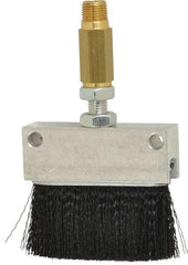 LDI Industries - 2-1/4" Long Brush, 2-1/4" Width/Diam, PTF Thread Oil Reservoir Lubrication Brushes - 1-5/32" Bristle Length, 250°F, 2-3/8" Length Under Mounting Thread, Straight Shank - Americas Industrial Supply