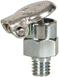 Gits - 10-32 Thread, Steel, Zinc Plated, Threaded One Piece, Straight Oil Hole Cover - 3/4" Drive Diam, 3/16" Drive Length, 9/16" Overall Height, 3/16" Thread Length, UNF Thread - Americas Industrial Supply