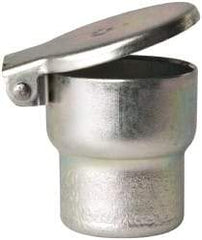 Gits - Steel, Zinc Plated, Shoulder Drive One Piece, Straight Oil Hole Cover - 1.003-1.005" Drive Diam, 1" Drive-In Hole Diam, 19/32" Drive Length, 1-5/16" Overall Height - Americas Industrial Supply