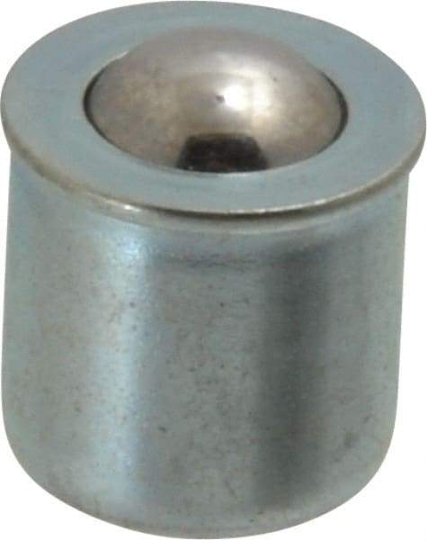 Gits - Steel, Zinc Plated, Plain Drive One Piece, Ball Valve Oil Hole Cover - 0378-0.380" Drive Diam, 3/8" Drive-In Hole Diam, 3/8" Drive Length, 15/32" Overall Height - Americas Industrial Supply