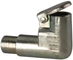 Gits - Die Cast Zinc, Zinc Plated, Plain Drive One Piece, Elbow Oil Hole Cover - 0.253-0.255" Drive Diam, 1/4" Drive-In Hole Diam, 1/4" Drive Length, 11/16" Overall Height - Americas Industrial Supply
