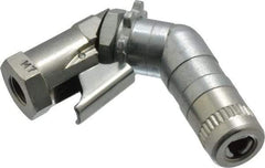 Alemite - 10,000 Operating psi, 3-1/2" Long, 1/8 Thread, Grease Gun Coupler - NPTF (F) Thread - Americas Industrial Supply