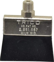 Trico - 2" Long Brush, 2" Width/Diam, NPT Thread Oil Reservoir Lubrication Brushes - 200°F, 2-5/16" Length Under Mounting Thread, Straight Shank - Americas Industrial Supply