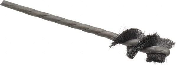 Osborn - 1/2" Diam Helical Steel Tube Brush - 0.005" Filament Diam, 1" Brush Length, 3-1/2" OAL, 1/8" Diam Shank - Americas Industrial Supply