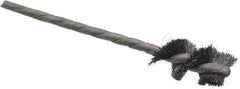 Osborn - 1/2" Diam Helical Steel Tube Brush - 0.005" Filament Diam, 1" Brush Length, 3-1/2" OAL, 1/8" Diam Shank - Americas Industrial Supply