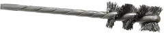 Osborn - 1/2" Diam Helical Steel Tube Brush - 0.008" Filament Diam, 1" Brush Length, 3-1/2" OAL, 1/8" Diam Shank - Americas Industrial Supply
