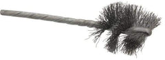 Osborn - 1" Diam Helical Steel Tube Brush - 0.008" Filament Diam, 1" Brush Length, 3-1/2" OAL, 1/8" Diam Shank - Americas Industrial Supply