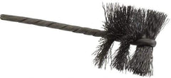 Osborn - 1-1/4" Diam Helical Steel Tube Brush - 0.008" Filament Diam, 1" Brush Length, 3-1/2" OAL, 1/8" Diam Shank - Americas Industrial Supply