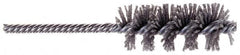 Osborn - 1-1/4" Long x 1-19/64" Diam Steel Tube End Fitting Brush - 6-3/8" OAL, 0.0104" Wire Diam - Americas Industrial Supply