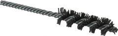 Osborn - 3/4" Diam Helical Nylon Tube Brush - 2-1/2" Brush Length, 5" OAL, 0.168" Diam Shank - Americas Industrial Supply