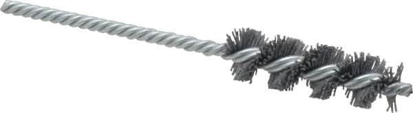 Osborn - 5/8" Diam Helical Nylon Tube Brush - 2" Brush Length, 5" OAL, 0.208" Diam Shank - Americas Industrial Supply