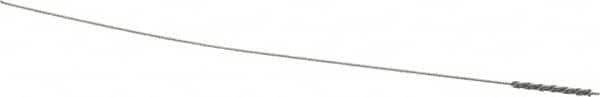 Osborn - 0.05" Diam Helical Nylon Tube Brush - 1/2" Brush Length, 4" OAL, 0.023" Diam Shank - Americas Industrial Supply